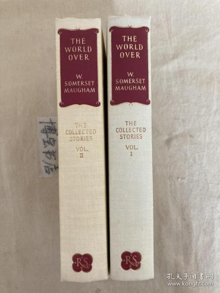 The World Over W. Somerset Maugham The Collected Stories《毛姆短篇小说全集》全2卷  书脊烫金图案