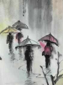 庄千双，笔名；霜。雁荡墨客。汉族，浙江省温州乐清市雁荡山人。1962年8月1日生。师从著名山水画家周逢俊导师。现为中国美术家协会会员，清华美术学院高研班在读、中国书画家协会会员、一级美术师，西泠书画研究院聘为画师、包头市美术家协会会员、土默特右旗美术家协会理事、包头市温州商会理事、包头市浙江商会理事。