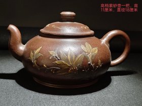 紫砂壶一把，包浆醇厚，作者范大生