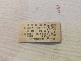 火车票硬座：自棋梓桥站经由（株）至醴陵站