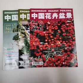 中国花卉盆景（2002年8，9，10三期合售）