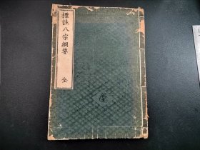 古佛经《标注八宗纲要》一册全  1885年线装，尺寸26.5cmX19cm