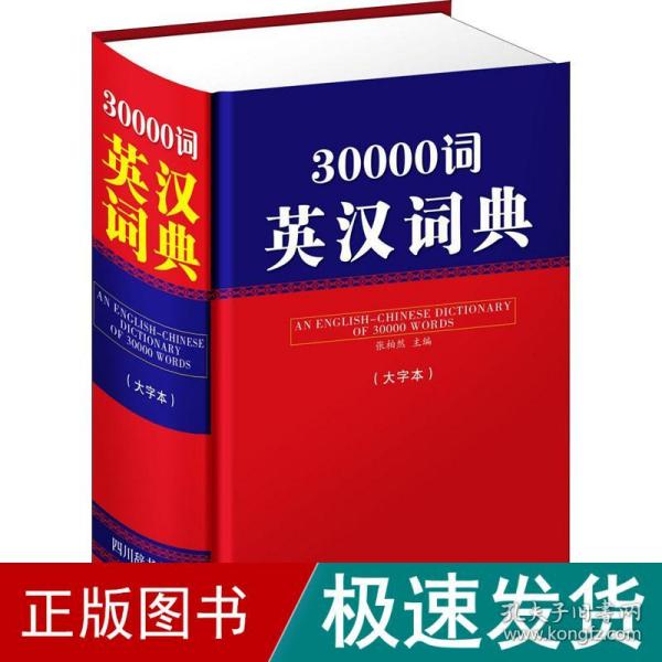 30000词英汉词典大字本