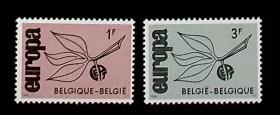 比利时 1965年 欧罗巴 2全新