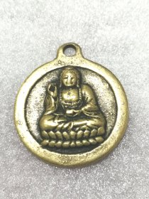 圣宗多寿铜挂件