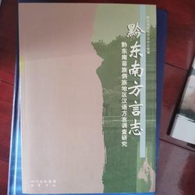 黔东南方言志:黔东南苗族侗族地区汉语方言调查研究