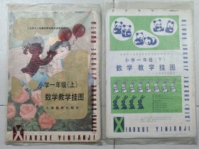 小学一年级数学教学挂图（上下）（25张全）