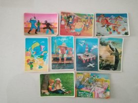 年历卡片（1983/84/85/86/87/88）共8张