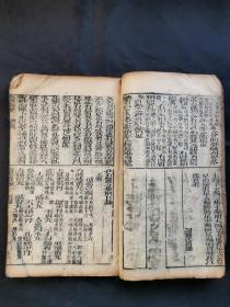 木刻医书《重镌本草医方合编》存卷上1 -6、卷中1两册。