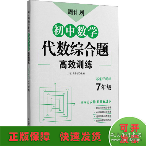 周计划：初中数学代数综合题高效训练（7年级）