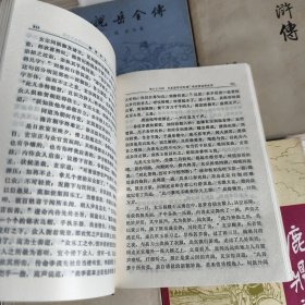 鹿鼎记五，水浒传上，朱元璋演义上，说岳全传上，隋唐演义下（五本合售）