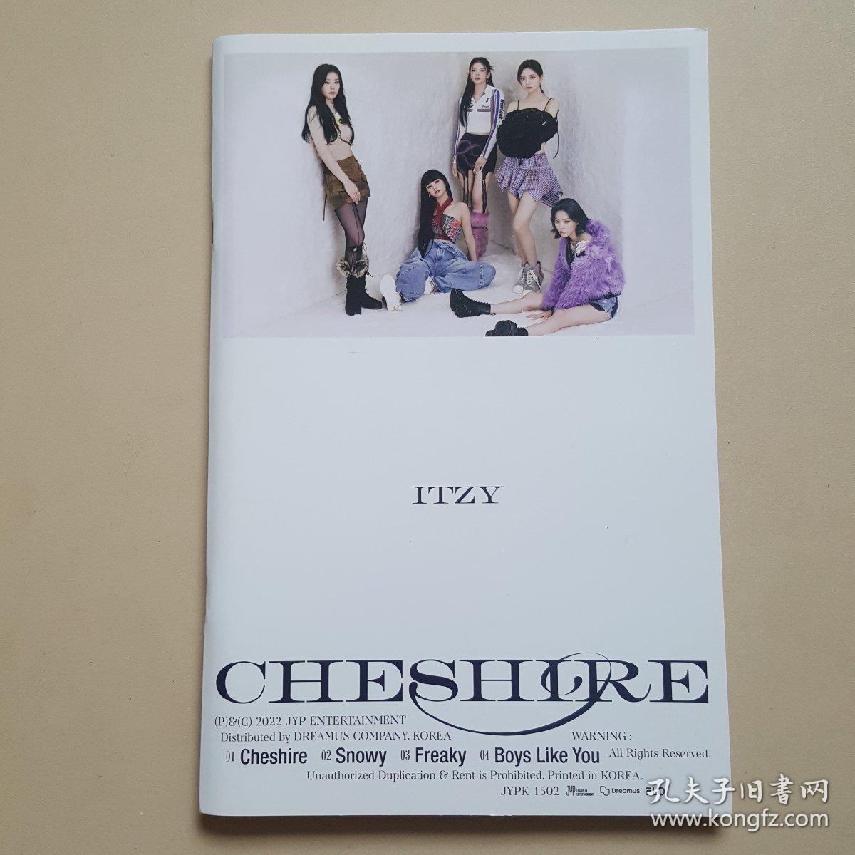 《Cheshire》是韩国女子演唱组合ITZY演唱的歌曲，收录于同名专辑《CHESHIRE》中 （附光盘）