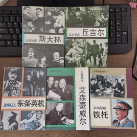 从将军到总统二三，二次大战三元凶二，二次大战三巨头一三（5本合售）B26