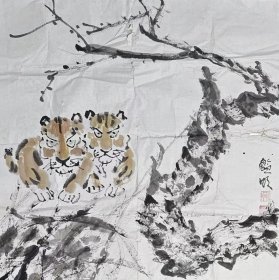 汤文选弟子吴鑑明国画