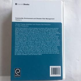 现货 Community,Environment and Disaster Risk Management Volme 5 Climate Change Adaptation and Disaster Risk Reduction: An Asian Perspective