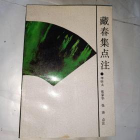 藏春集点注