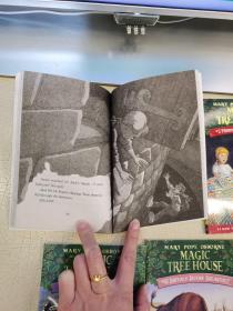 Magic Tree House ：2 the knight at dawn 3 mummies in the morning 10 ghost town at sundown 15 Viking ships at sunrise 18 Buffalo before breakfast 27 thanksgiving on Thursday 28 high tide in Hawaii 7册合售