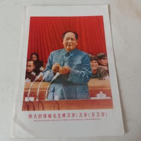 伟大的领袖，毛主席万岁，万万岁