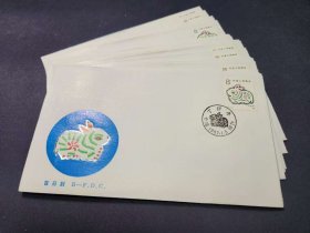 T112一轮生肖兔首日封北京分公司盖1987年1月5号纪念戳，品相近全品，粉丝特价3.8元