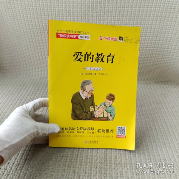 统编版快乐读书吧指定阅读六年级上（套装全3册）童年+爱的教育+小英雄雨来