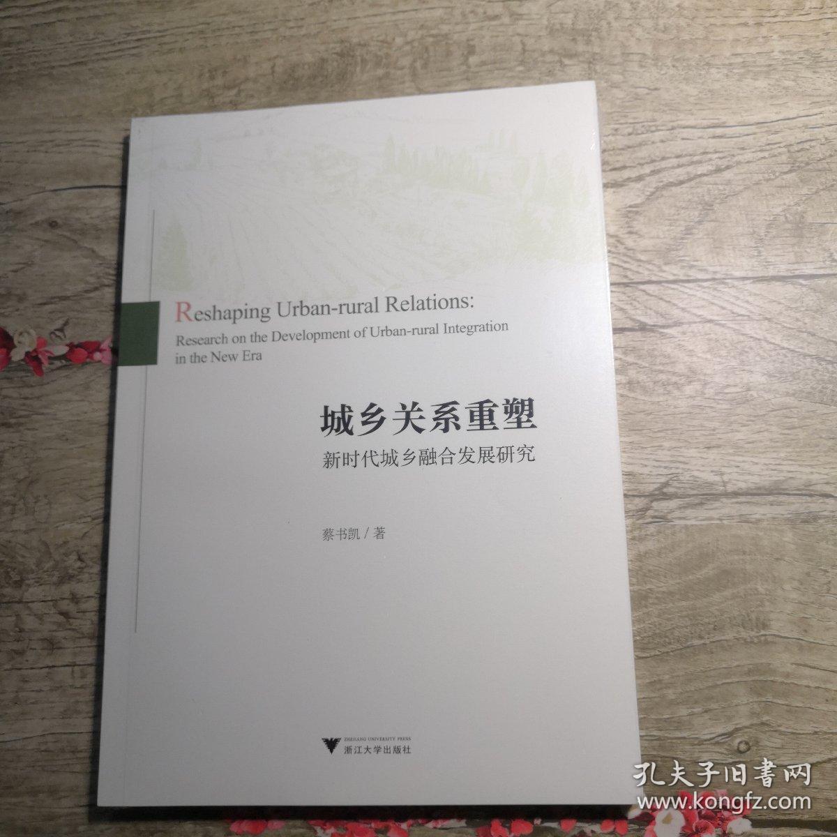 城乡关系重塑 新时代城乡融合发展研究（全新未拆封）