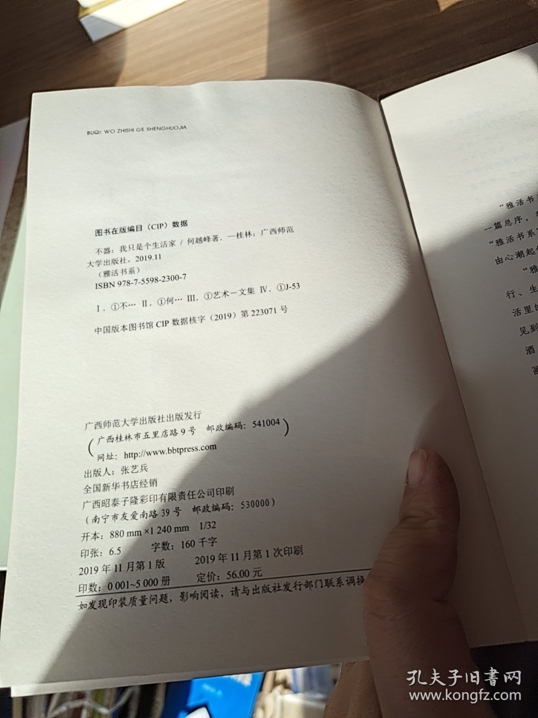 雅活书系·不器：我只是个生活家