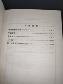 中国军事史 附卷 历代战争年表（下）