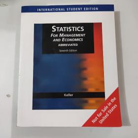 STATISTICS FORMANAGEMENT AND ECONOMICS  ABBREVIATED