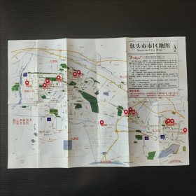 包头市旅游地图 包头市区地图