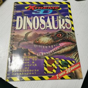 英文原版DINOSAURS 3D恐龙