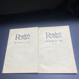 Readers digest1996-895.896两本合售