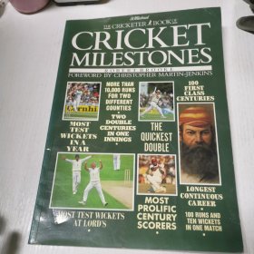 英文原版THE CRICKETER BOOK OF CRICKET MILESTONES板球运动员的书 板球的里程碑
