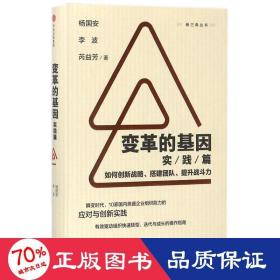 变革的基因：如何创新战略、搭建团队、提升战斗力（实践篇）