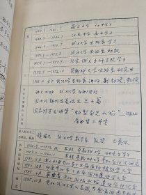 武汉大学生物系教授汪向明资料手稿一批（学术报告笔记1册，六七十年代作诗词手稿近60页，信札（初稿）9通13页 .手稿2份10页左右），隔壁有补图