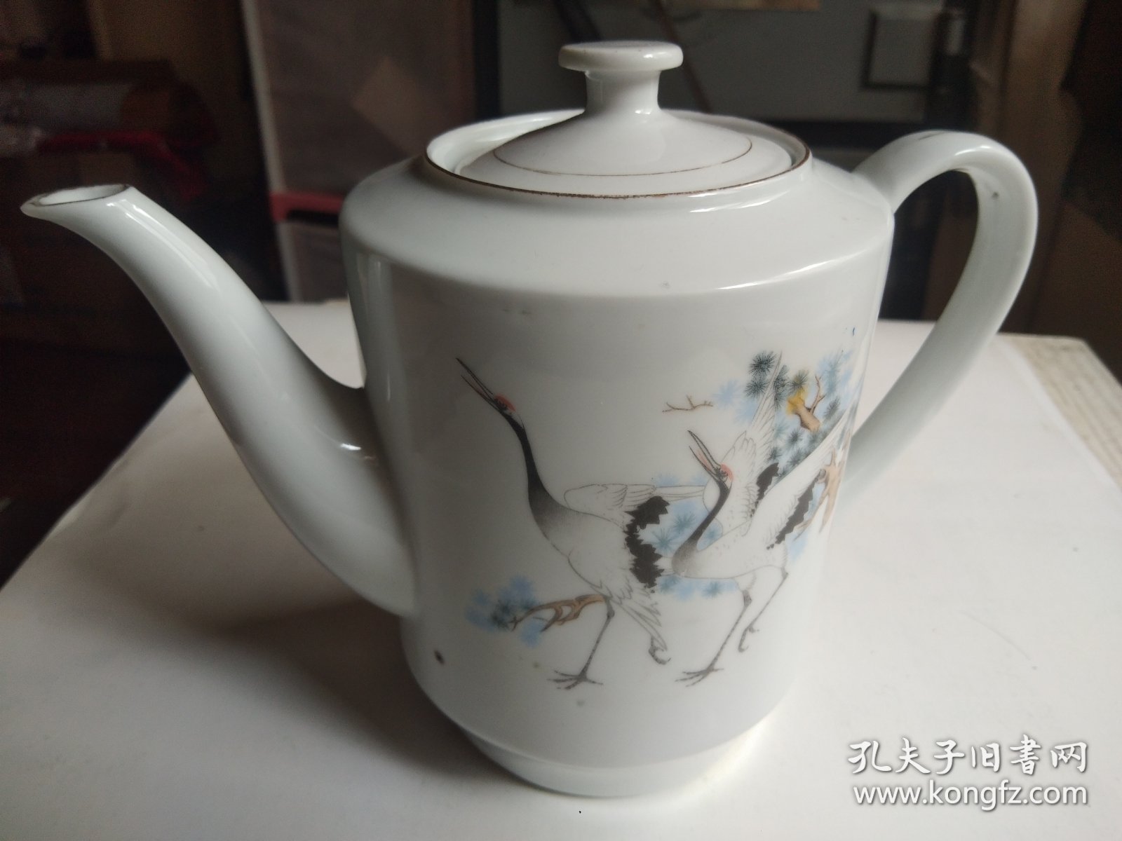 1980年，二汽车身厂奖品，景德镇双鹤大茶壶