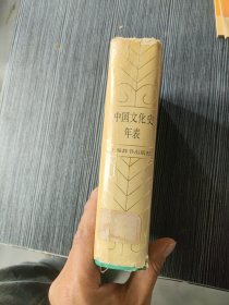 中国文化史年表（精装厚册）品相看图