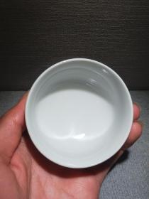 粉彩墨彩山水茶杯