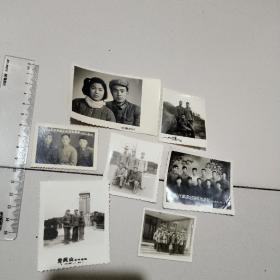 50年代军人黑白老照片 7张合售