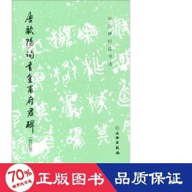 唐欧阳询书皇甫府君碑（修订版）/历代碑帖法书选