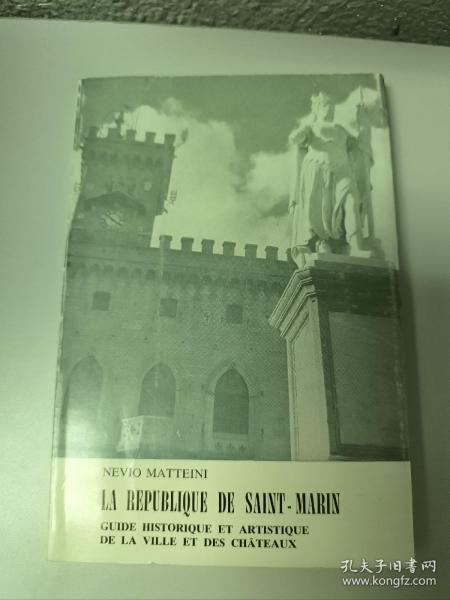 LA REPUBLIQUE DE SAINT- MARIN GUIDE HISTORIQUE ET ARTISTIQUE