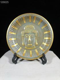 珍藏宋汝窑瓷大觀元年清凉寺御制 
《如来佛祖》描金笔洗