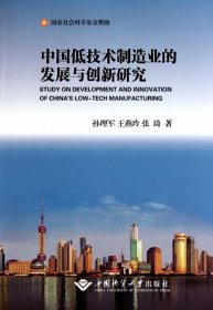 中国低技术制造业的发展与创新研究