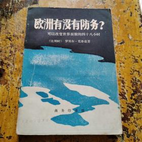 欧洲有没有防务？---可以改变世界面貌的48小时