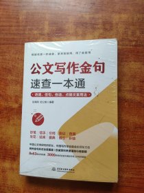 公文写作金句速查一本通 未拆封