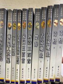 中国古代诗文经典选本(全24册)昭明文选(全5册)古诗源上下、诗经上下、古文观止上下、玉台新咏上下、唐人选唐诗六种上下、楚辞、六朝文絜、花间集 尊前集 等(正版如图、内页干净)