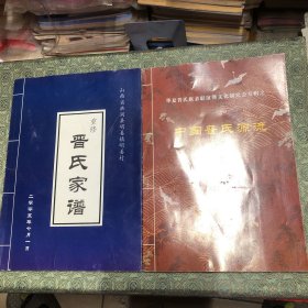 中国晋氏源流 "重修"晋氏家谱2本合售