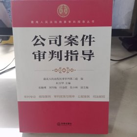 最高人民法院商事审判指导丛书：公司案件审判指导