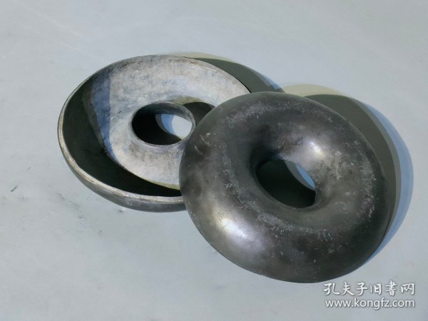 古玩旧藏白锡朝珠盒