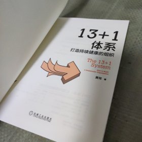 13+1体系：打造持续健康的组织