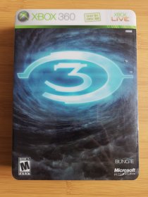 版本自辩 拆封 战争 Xbox360 Live 游戏 2碟 DVD + 手册 光环3 铁盒限定版 英文版